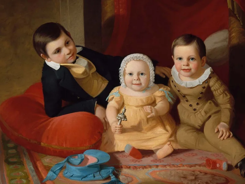 1808-John F. Francis - Tre bambini